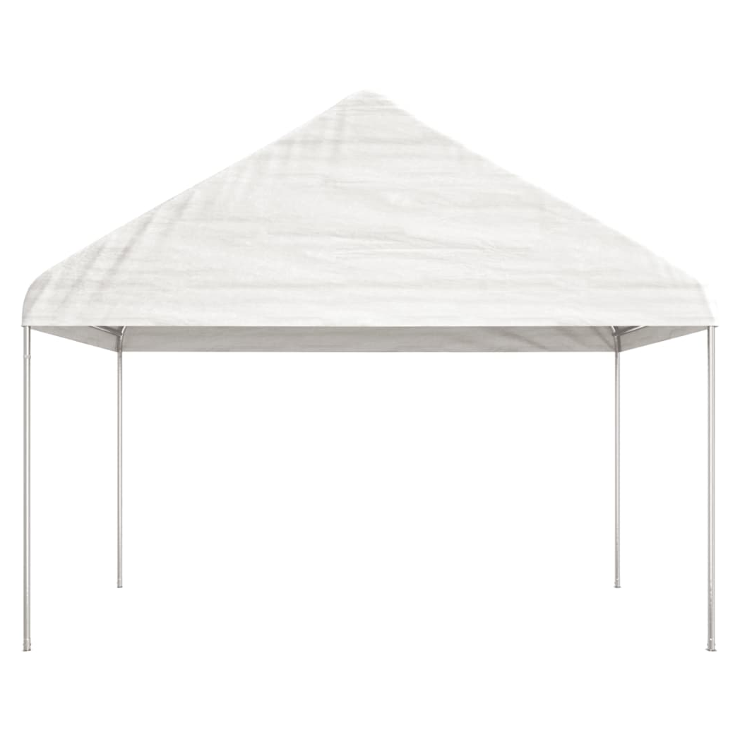 vidaXL Gazebo with Roof White 17.84x4.08x3.22 m Polyethylene