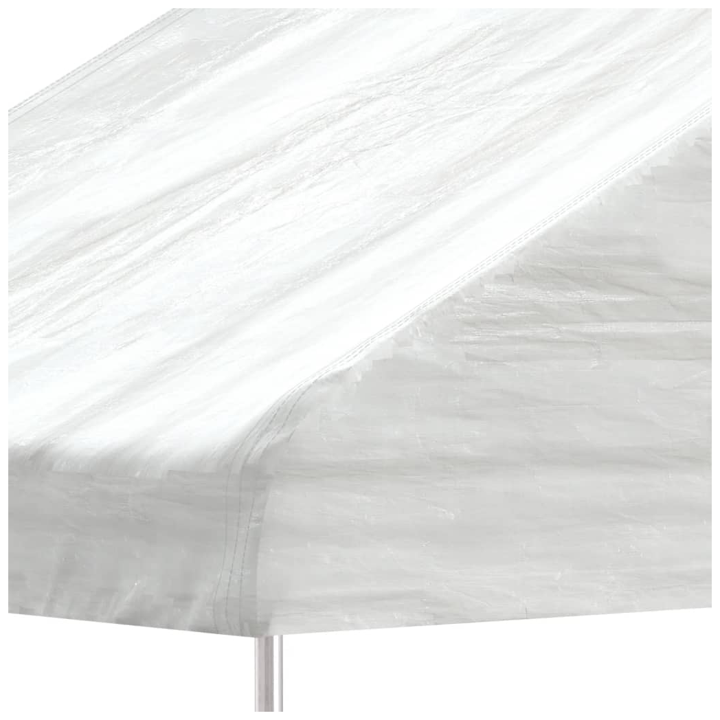 vidaXL Gazebo with Roof White 17.84x4.08x3.22 m Polyethylene