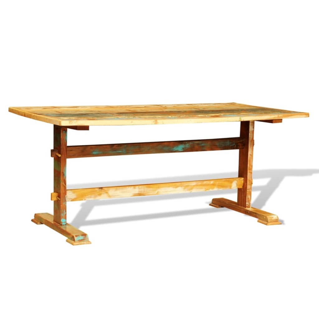 vidaXL Dining Table Vintage Reclaimed Wood
