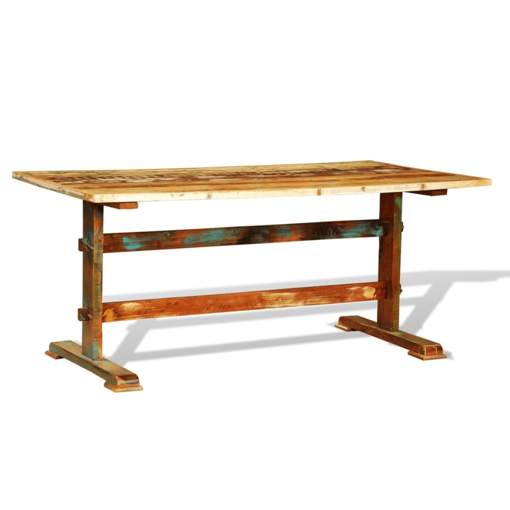 vidaXL Dining Table Vintage Reclaimed Wood