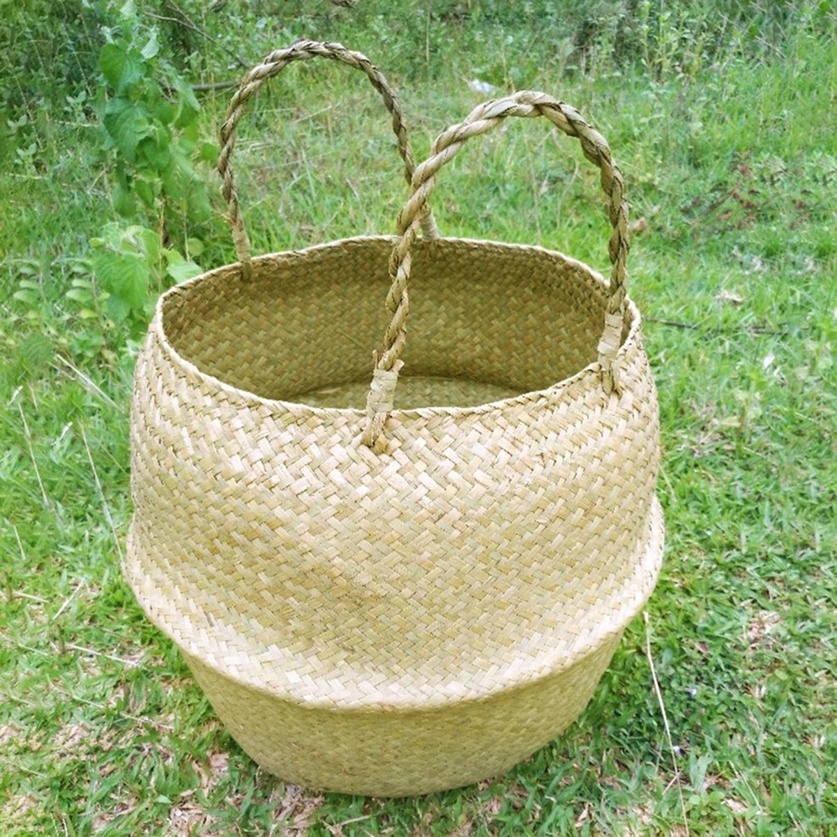 Seaweed Wicker Basket Rattan Hanging Flowerpot Flowerpot Dirty Clothes Dirty Clothes Basket Storage Basket WF1015