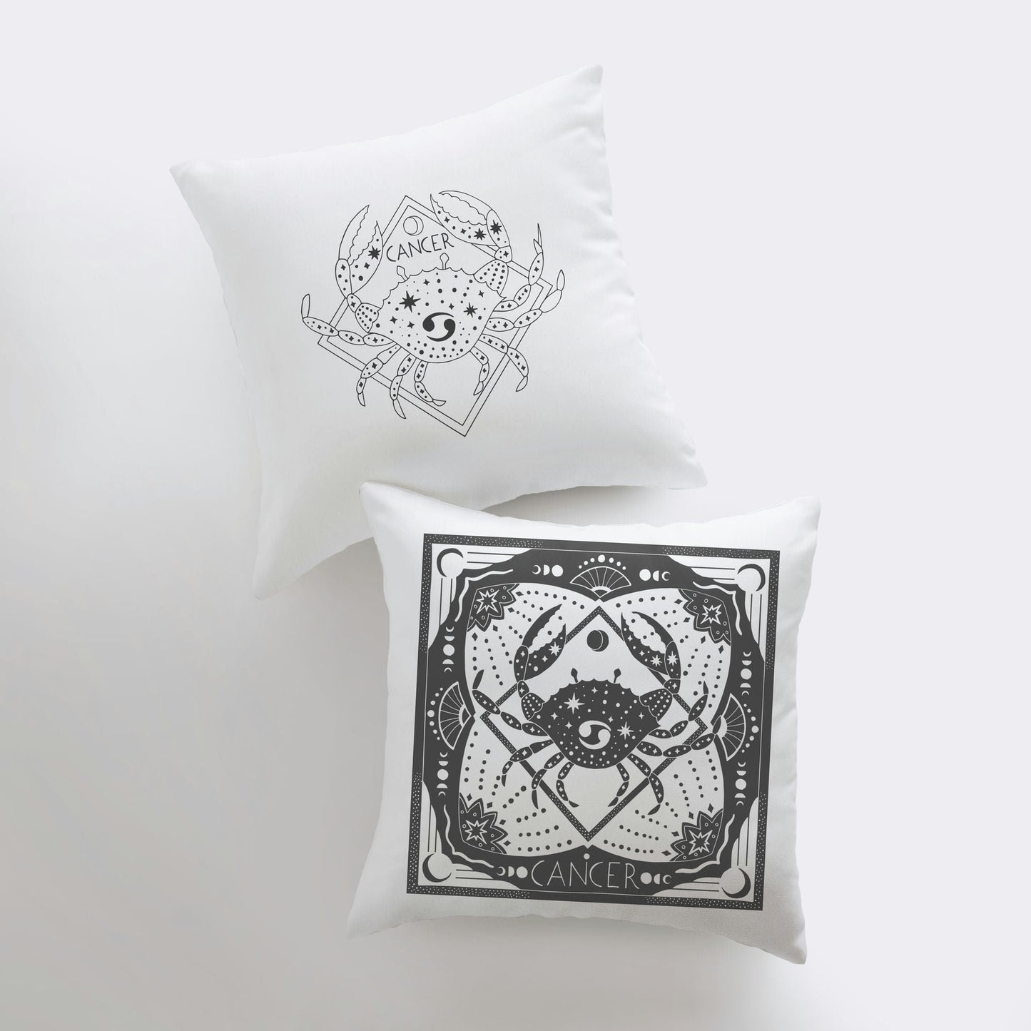 Cancer | Zodiac | Stars | Astrology | Throw Pillow | Map of the Stars