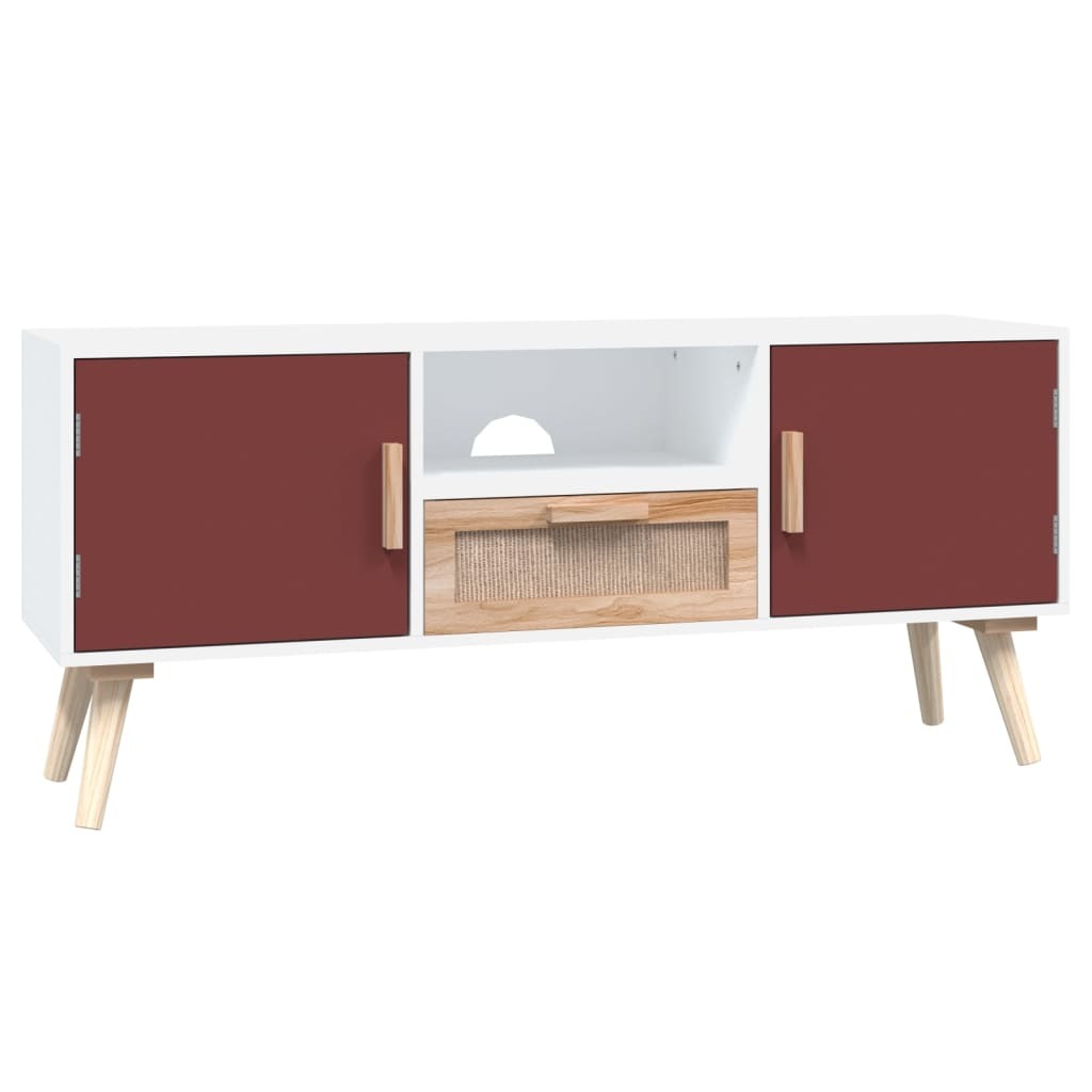 TV Cabinet with Doors 105x30x45 cm Engineered Wood