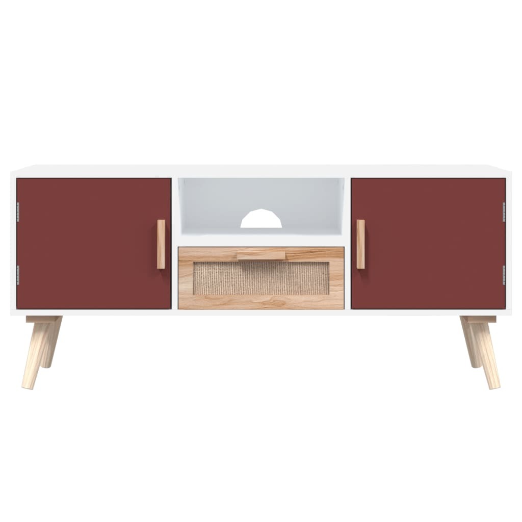 TV Cabinet with Doors 105x30x45 cm Engineered Wood