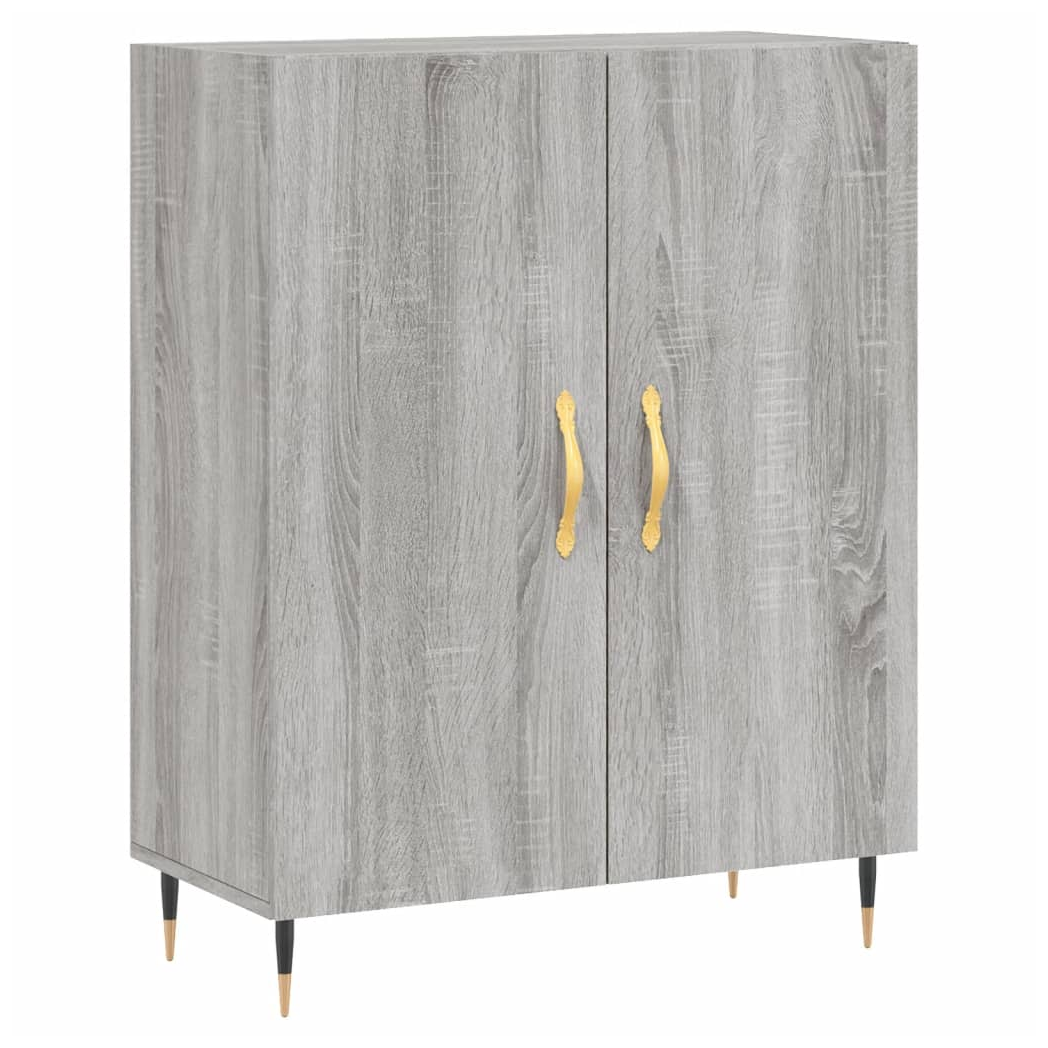 vidaXL Sideboard Grey Sonoma 69.5x34x90 cm Engineered Wood
