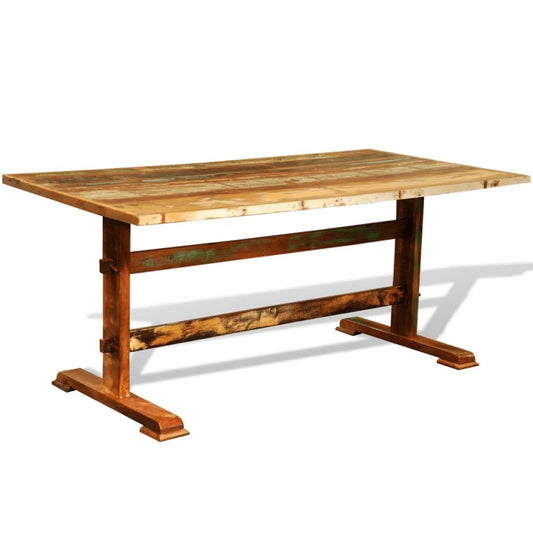 vidaXL Dining Table Vintage Reclaimed Wood