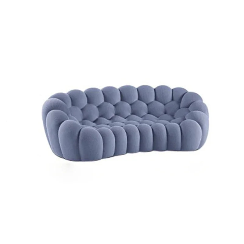 Italian minimalist Rochburg Internet celebrity single bubble football pumpkin sofa designer creative curved sofa
