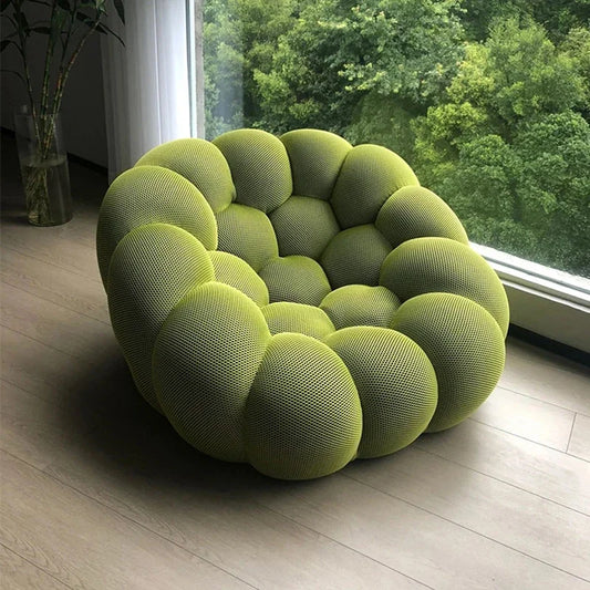 Italian minimalist Rochburg Internet celebrity single bubble football pumpkin sofa designer creative curved sofa